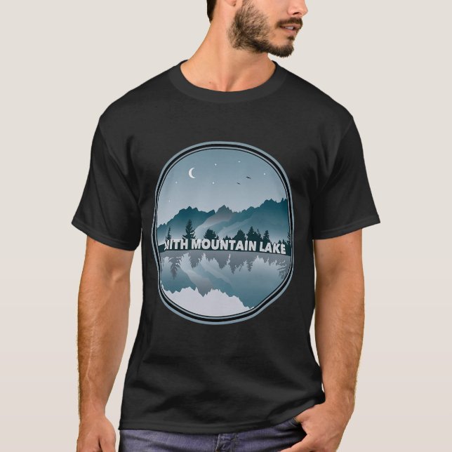 Camiseta Lago Smith Mountain Virgínia Reflexão (Frente)