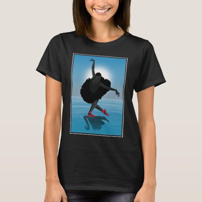 Camiseta Lago Swan Ballerina (Frente)