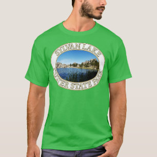 Camiseta Lago Sylvan no Parque Estadual de Custer, em Dakot