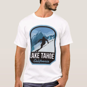 Camiseta Lago Tahoe California Ski Mountain