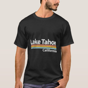 Camiseta Lago Tahoe California Stripes