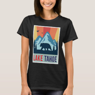 Camiseta Lago Tahoe Grizzly Ursos Montanhas de Esqui da Cal