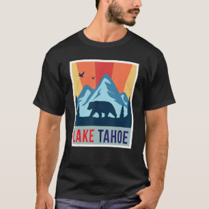Camiseta Lago Tahoe Grizzly Ursos Montanhas de Esqui da Cal