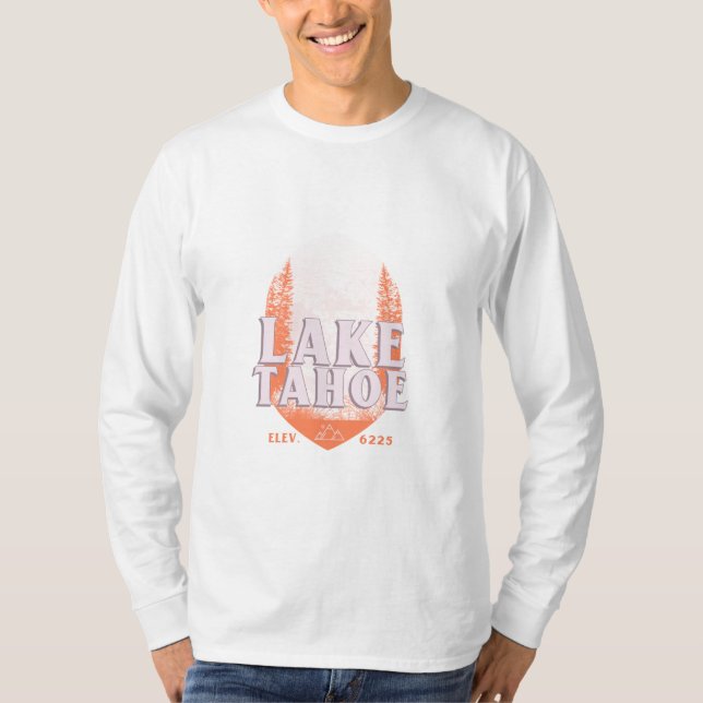 Camiseta Lago Tahoe Long Sleeve T-Shirt (Frente)