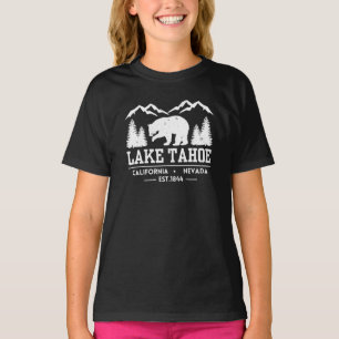 Camiseta Lago Tahoe - Montanhas do Urso Grizzly da Califórn