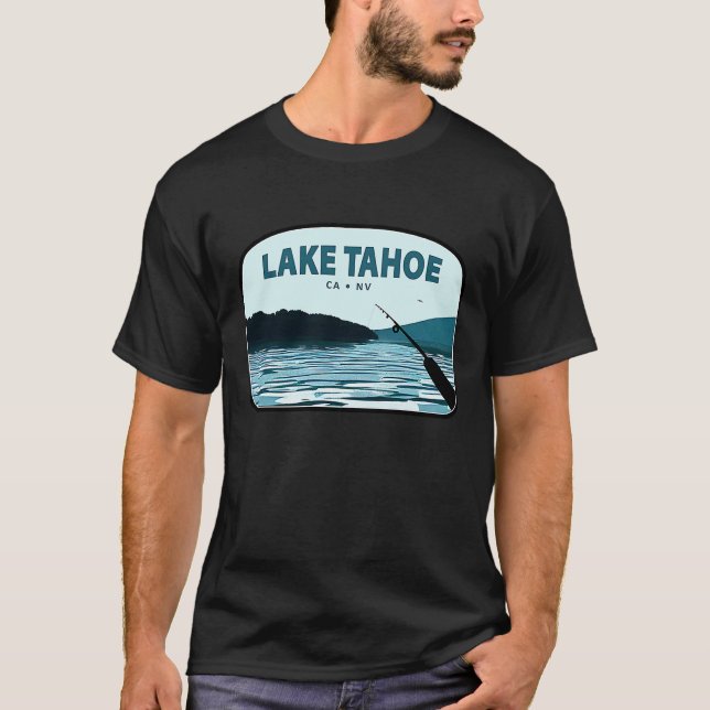 Camiseta Lago Tahoe - Rod de Pesca (Frente)