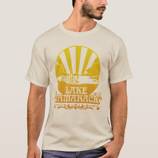 Camiseta Lago Tamarack T-Shirt : Retrô (Frente)