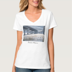 Camiseta Lago Taneycomo Foggy Winter Fish T-Shirt