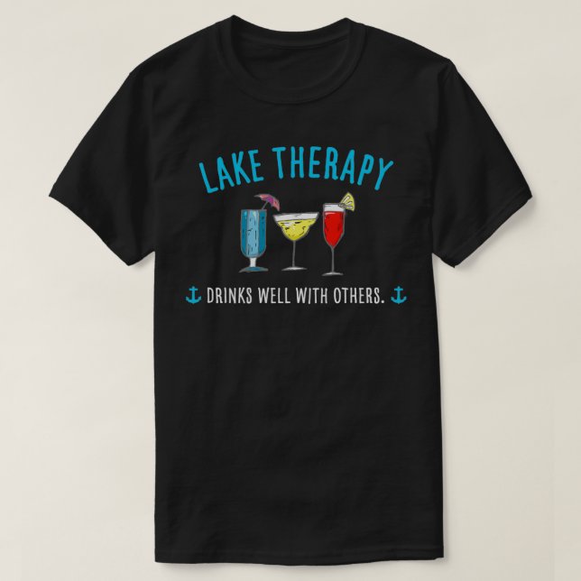 Camiseta Lago Therapy Bebe Bem Com Outros (Frente do Design)