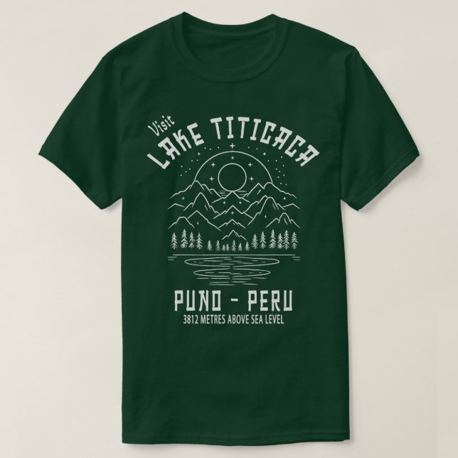 Camiseta Lago Titicaca 5 (Frente do Design)