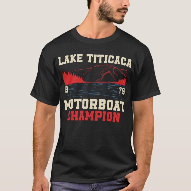Camiseta Lago Titicaca Motorboat Champion (Frente)