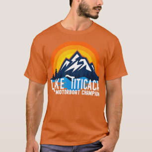 Camiseta Lago Titicaca Motorboat Champvia Bolívia Peru Trav
