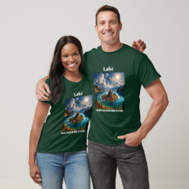Camiseta Lago Tranquil Oasis: Tee das Águas Interiores