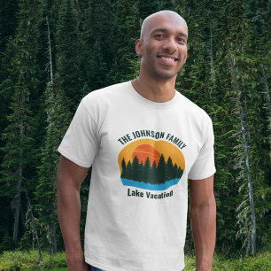 Camiseta Lago Vacation Sunset Legal Personalizado