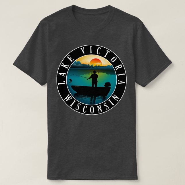 Camiseta Lago Victoria Wisconsin (Frente do Design)