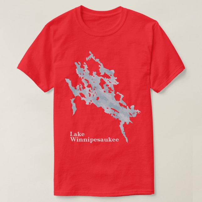 Camiseta Lago Winnipesaukee 3 (Frente do Design)