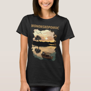 Camiseta Lago Wononscopomuc CT Viagem Retro