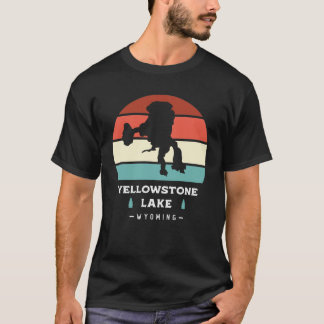 Camiseta Lago Yellowstone Wyoming Parque Nacional Camping R