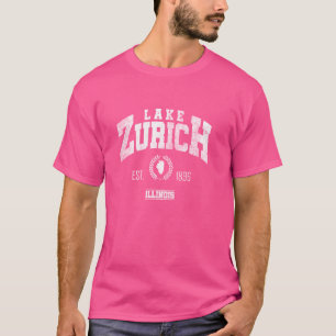 Camiseta Lago Zurich IL Illinois Vintage Throwback