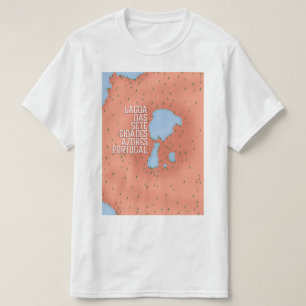 Camiseta Lagoa das cidades Portugal
