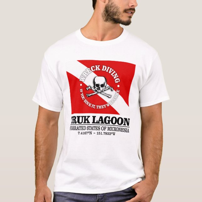 Camiseta Lagoa de Caminhão (melhores destroços) (Frente)