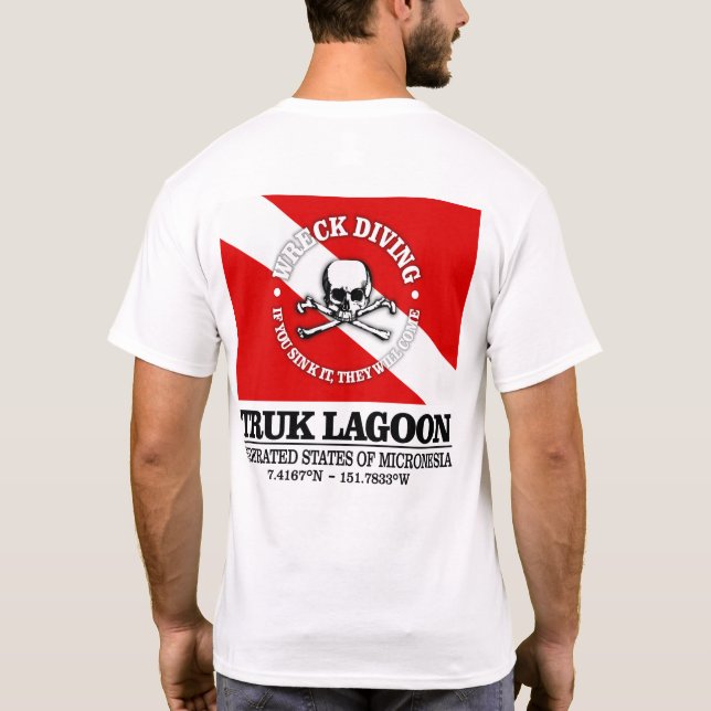 Camiseta Lagoa de Caminhão (melhores destroços) (Verso)