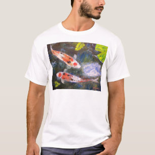 Camiseta Lagoa de peixes de Koi