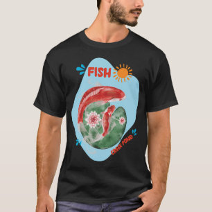 Camiseta lagoa do riacho dos peixes (Koi)