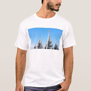 Camiseta lagoa salgada lago templo angel moroni