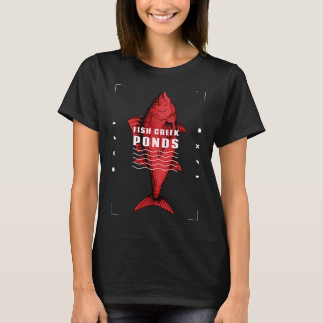 Camiseta Lagos do Red Fish Creek (Frente)