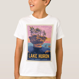 Camiseta Lagos excelente   Lago Huron