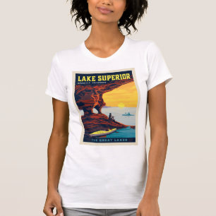 Camiseta Lagos excelente Lago Superior
