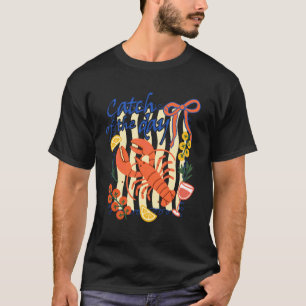 Camiseta Lagosta Amante de Frutos do Mar Lagosta Cozida Foo