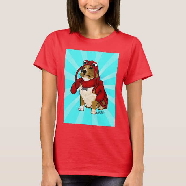 Camiseta Lagosta Cão-T-Shirt (Frente)