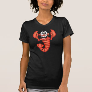 Camiseta Lagosta de sorriso engraçada