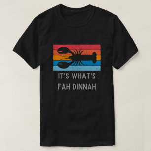 Camiseta Lagosta É o que é a Fah Dinnah Funny