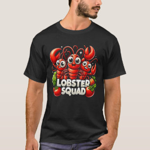 Camiseta Lagosta Esquadrão De Lagosta Garra Veggens, Comida