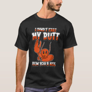 Camiseta Lagosta Humor Seafood Eu Arruinei Meu Bumbum Explo