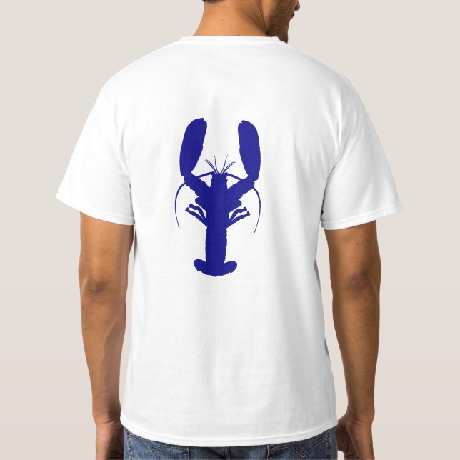 Camiseta Lagosta marinho Azul (Verso)