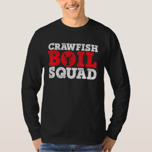 Camiseta Lagosta Naufrágio Lata-Lábio Crayfish Mudbug Festi