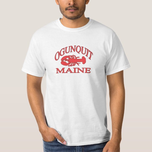 Camiseta Lagosta Ogunquit Maine (Frente)