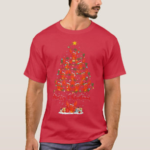 Camiseta Lagosta Papais noeis de Xmas de Correspondência La