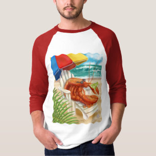 Camiseta Lagosta que bebe Margarita