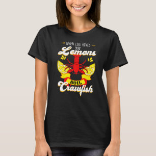 Camiseta Lagosta Raiva A Vida Te Dá Lagosta Limão B