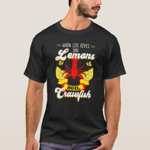 Camiseta Lagosta Raiva A Vida Te Dá Lagosta Limão B