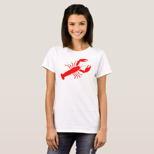 Camiseta Lagosta Vermelha Mariscos Crustáceos 4Lauren