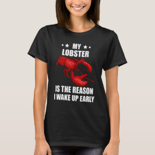 Camiseta Lagosta Vermelha Motivo Da Lagosta Foodie Caju