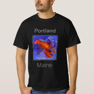 Camiseta Lagosta, Vermelho e Roxo, Portland, Maine