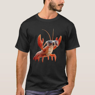 Camiseta Lagostas Crustáceos Grande Caranguejo Lagostas Ver
