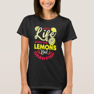Camiseta Lagostas-do-mar-limão-fermento-do-mar